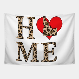 Idaho Home Leopard Print Tapestry