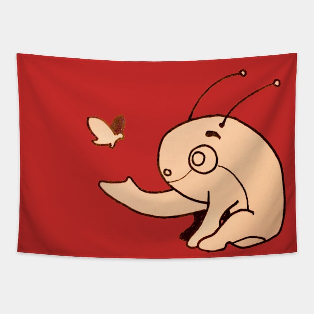 Little Creature Tapestry by BRNK