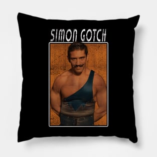 Vintage Wwe Simon Gotch Pillow