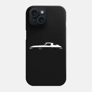Chevrolet Corvette Sting Ray (C2) Silhouette Phone Case