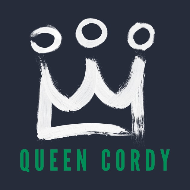 Queen Cordy Green Text Variant by Notebelow