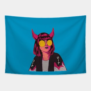 Devil girl Tapestry