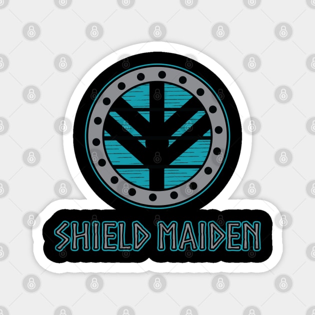 Lagertha Shield Maiden Magnet by Scar