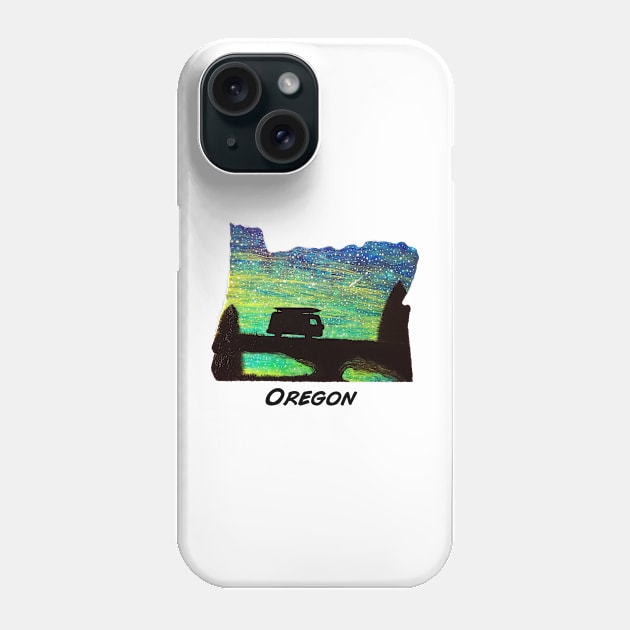 Van Life Oregon Phone Case by CKastellanos