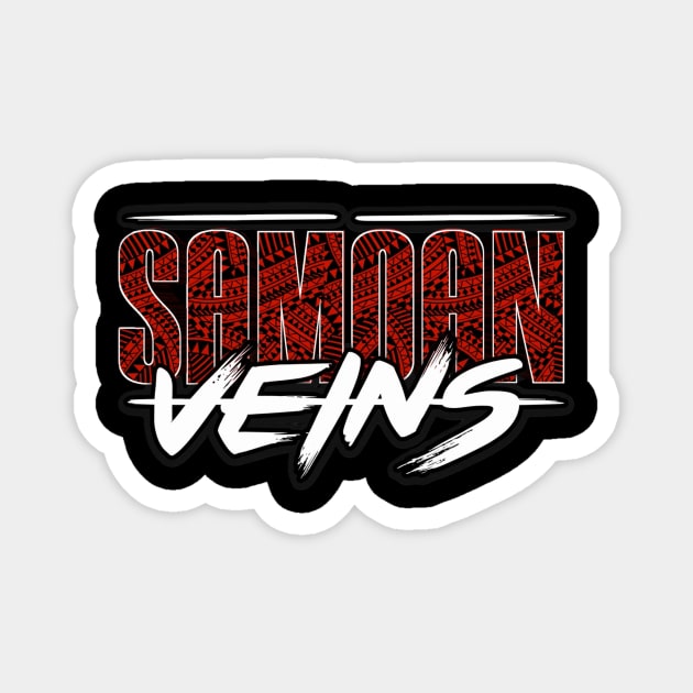 SAMOAN VEINS Magnet by Lehjun Shop