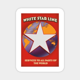 White Star line Cruise ship Magnet