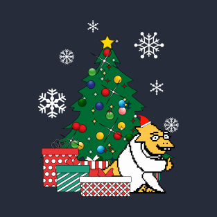 Dr Alphys Around The Christmas Tree Undertale T-Shirt