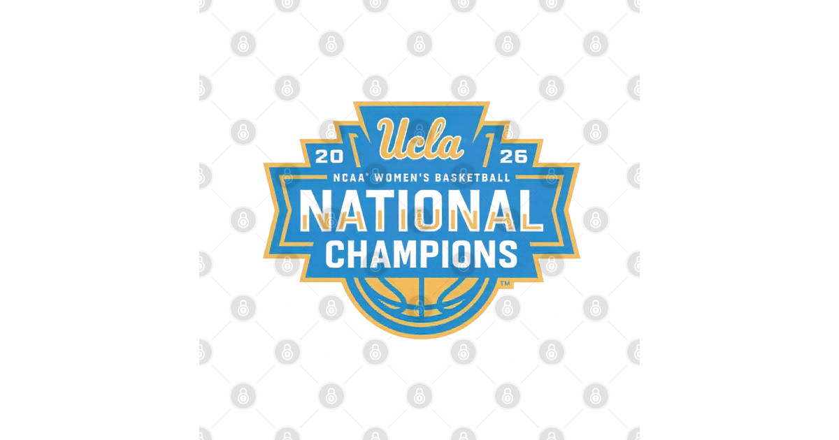 UCLA Bruins WBB 2026 National Champions Logo - Ucla Bruins - T-Shirt ...