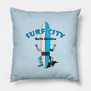 Surf City North Carolina Pillow