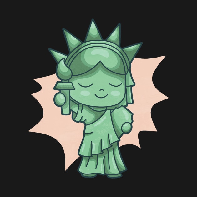 Chibi statue of liberty by Picasso_design1995