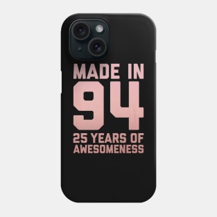 25th Birthday Gifts Women 25 Year Old Daughter Niece Phone Case