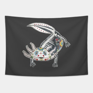 Day of the Dead Axolotl Tapestry