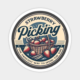 Strawberry Picking Magnet