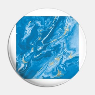 Abstract Ocean Pin