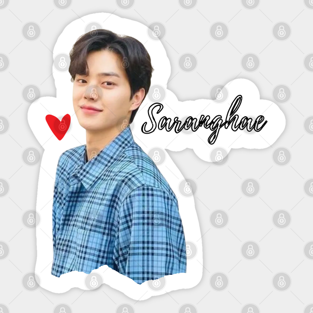 Song Kang 송강 Saranghae Love Alarm Song Kang Saranghae Love Alarm Sticker Teepublic