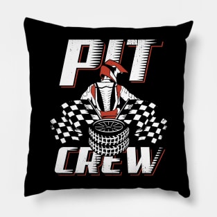 Motocross Pit Crew Dirt Bike Racing Mechanic Gift Pillow