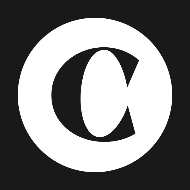 C (Letter Initial Monogram) by n23tees
