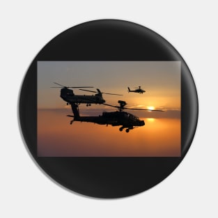 Apache Escort Pin