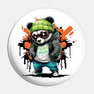 Pandamonium Panda Bear Pin