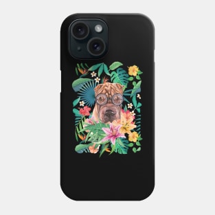 Tropical Red Shar Pei 3 Phone Case