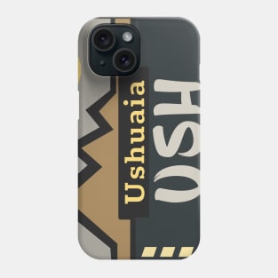 USH USUAIA airport code Phone Case