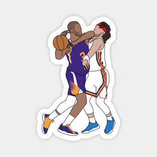 jose doing steal on cp3 Magnet