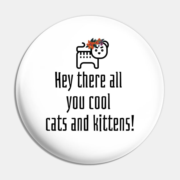 Hey There All You Cool Cats and Kittens Angry Tiger Pin by theidealteal