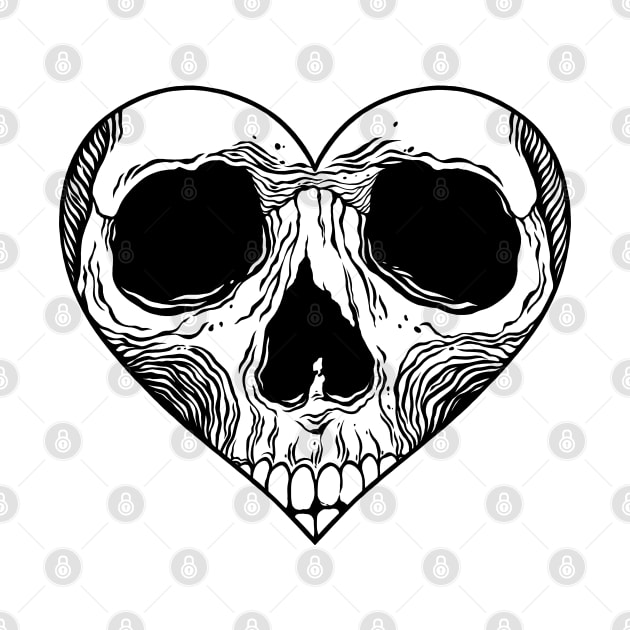 Heart Skull by OccultOmaStore