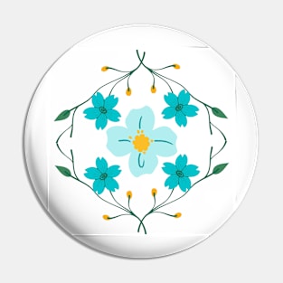 Floral Design Pin