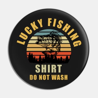 Lucky Fishing Short Do Not Wash Pin