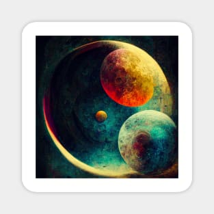 Sci Fi Planets Magnet