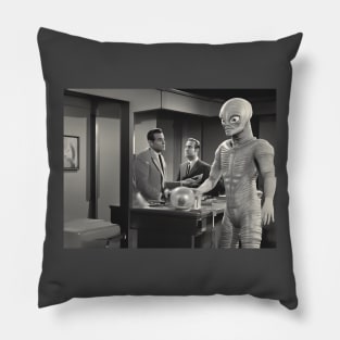 Awkward Alien Pillow