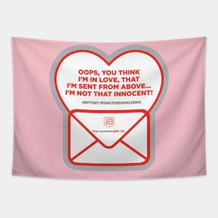 Spear Phishing Valentines Tapestry