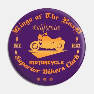 Chopper motorcycle bikers Pin