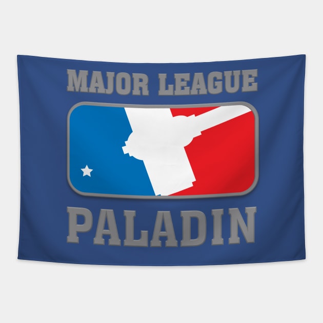 Major League Paladin Tapestry by thebeardedbrushandblade