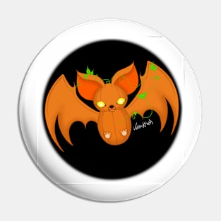 Pumpkin Batty Pin