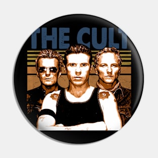 Graphic Art Cult-Rock Music Pin