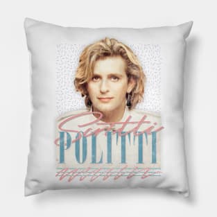 Scritti Politti  ... Retro Faded-Look 80s Fan Design Pillow