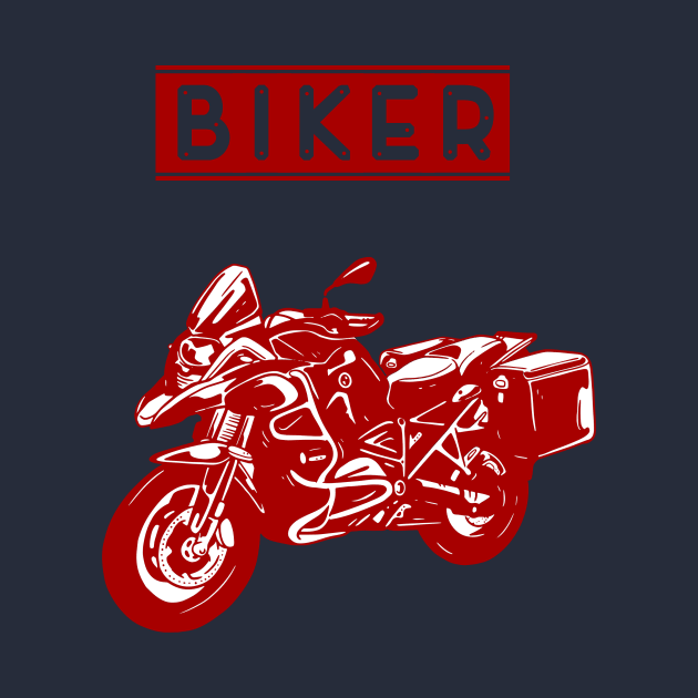 Biker - Motorcycle by Imutobi