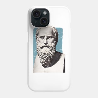 Greek Philosopher Diogenes illustration Phone Case