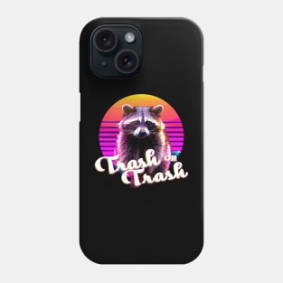 trick or trash - retrowave Phone Case