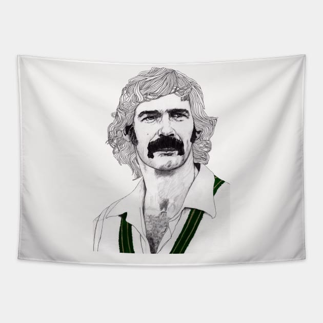 Cricket Dennis Lillie Tapestry by paulnelsonesch