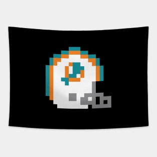 8 Bit Miami Dolphins Helmet Tapestry