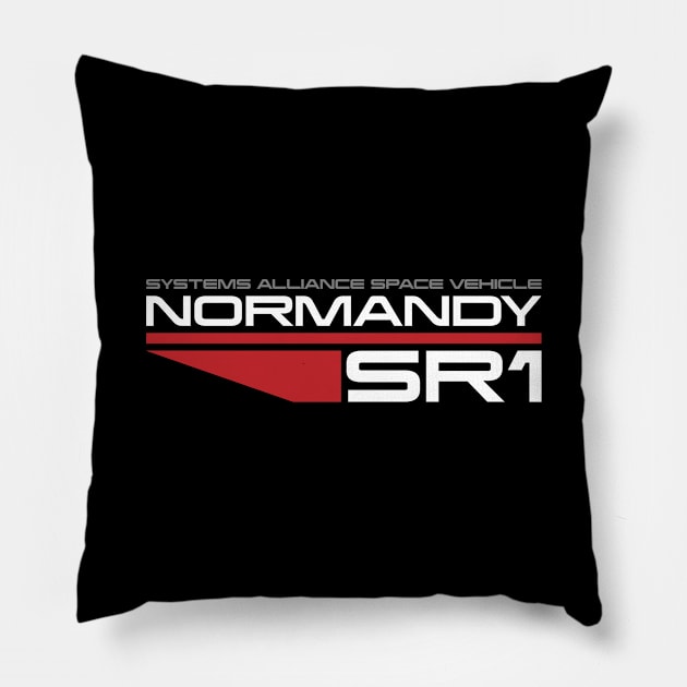 Normandy SR1 Homage Pillow by JWDesigns