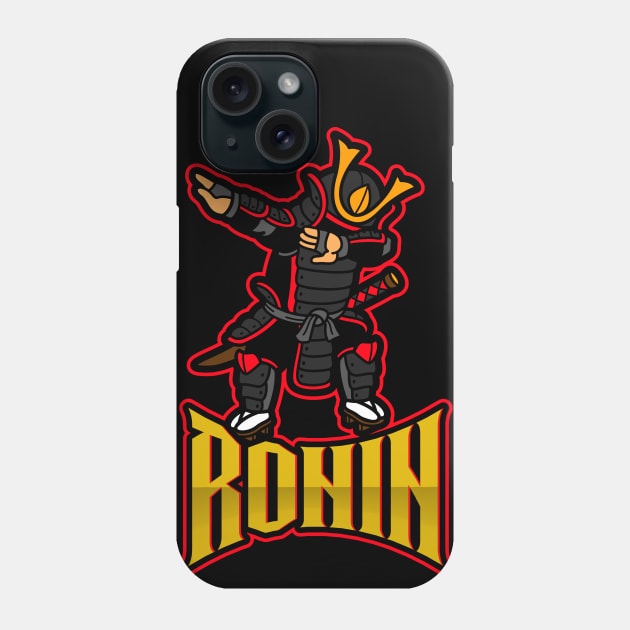 Dabbing Ronin Samurai Phone Case by FullOnNostalgia