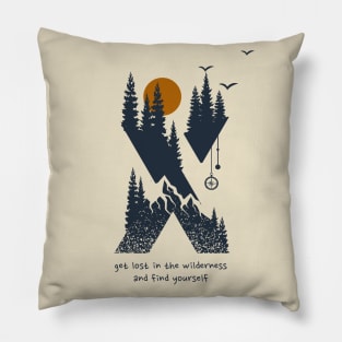 Get Lost in the Wilderness and Find Yourself Pillow