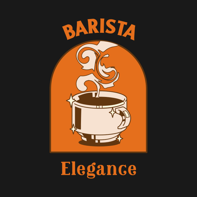 Professional Barista Elegance by MadeWithLove