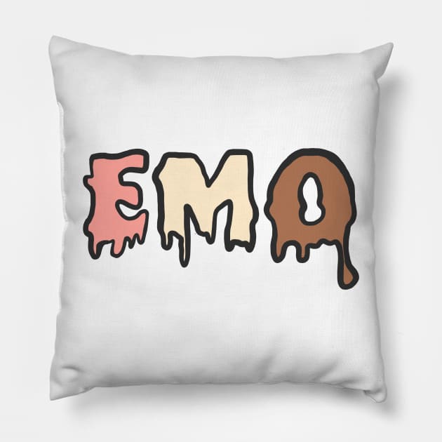 Neapolitan EMO Pillow by JuliesDesigns