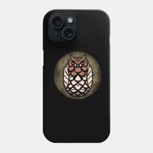 Owl on Yellow Phone Case