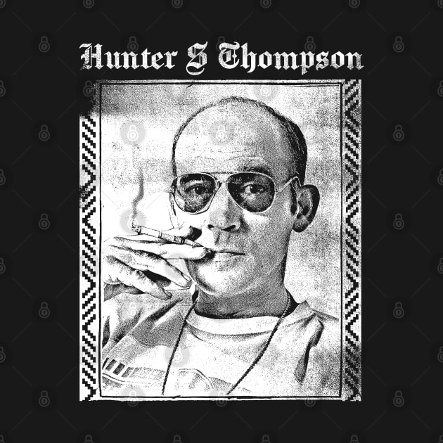 Hunter S Thompson /// Aesthetic Punkstyle Design by DankFutura